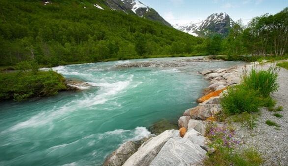 Fluß in Norwegen